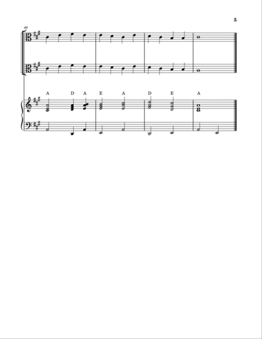 All Glory, Laud and Honor (Viola Duet and Piano) String Duet scores gallery preview page 5