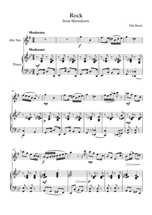 Rock - Alto Sax and Piano