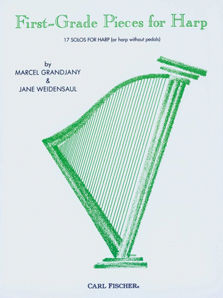Book cover for First-Grade Pieces For Harp