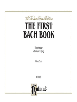 Book cover for The First Bach Book