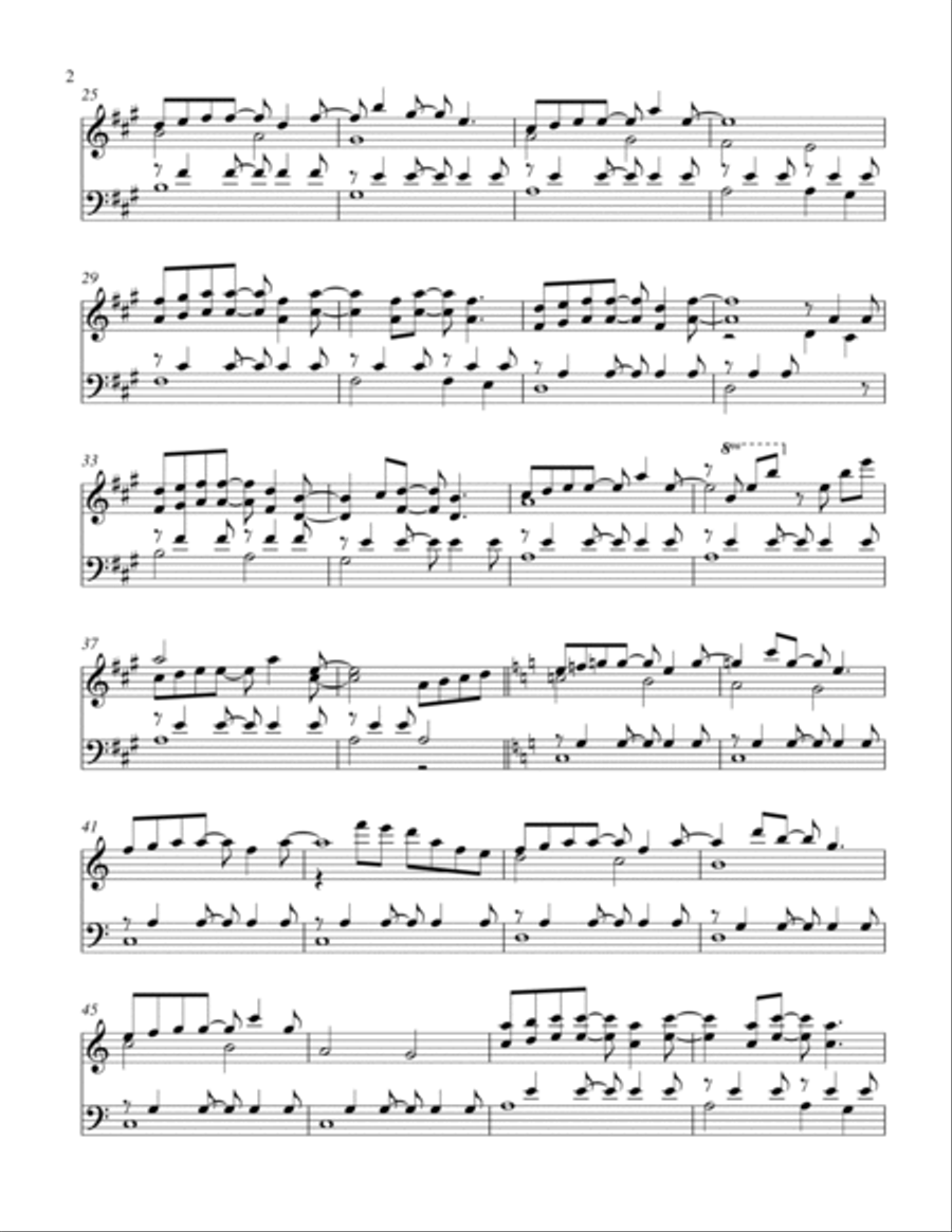 Forrest Gump - Main Title (feather Theme) Carillon scores gallery preview page 2