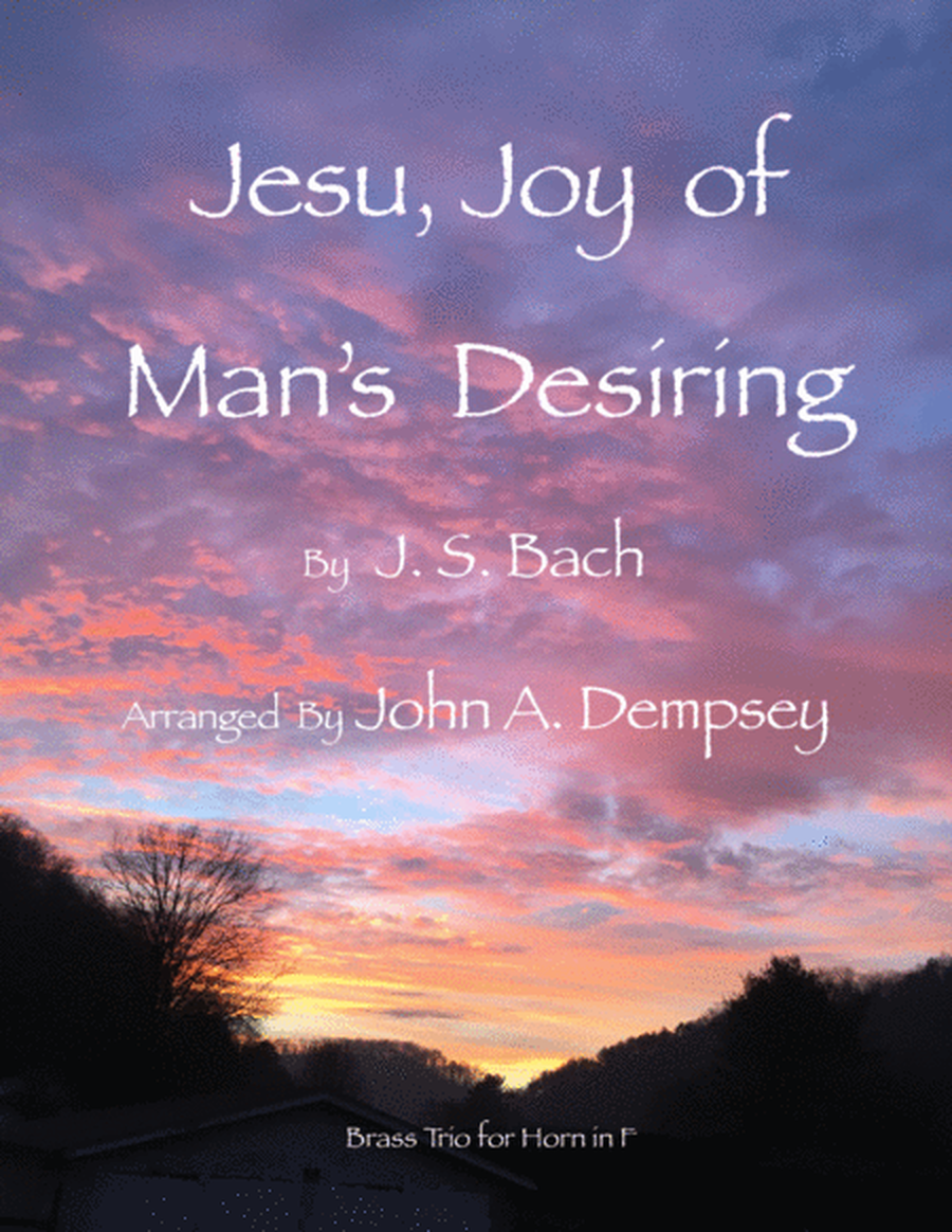 Jesu, Joy of Man's Desiring (Horn in F Trio) image number null