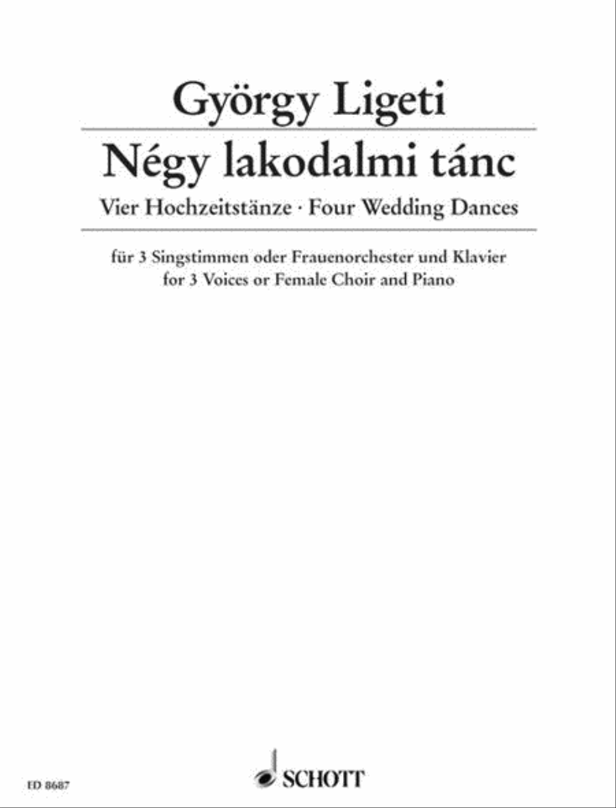 Négy lakodalmi tánc SMezA scores gallery preview page 1