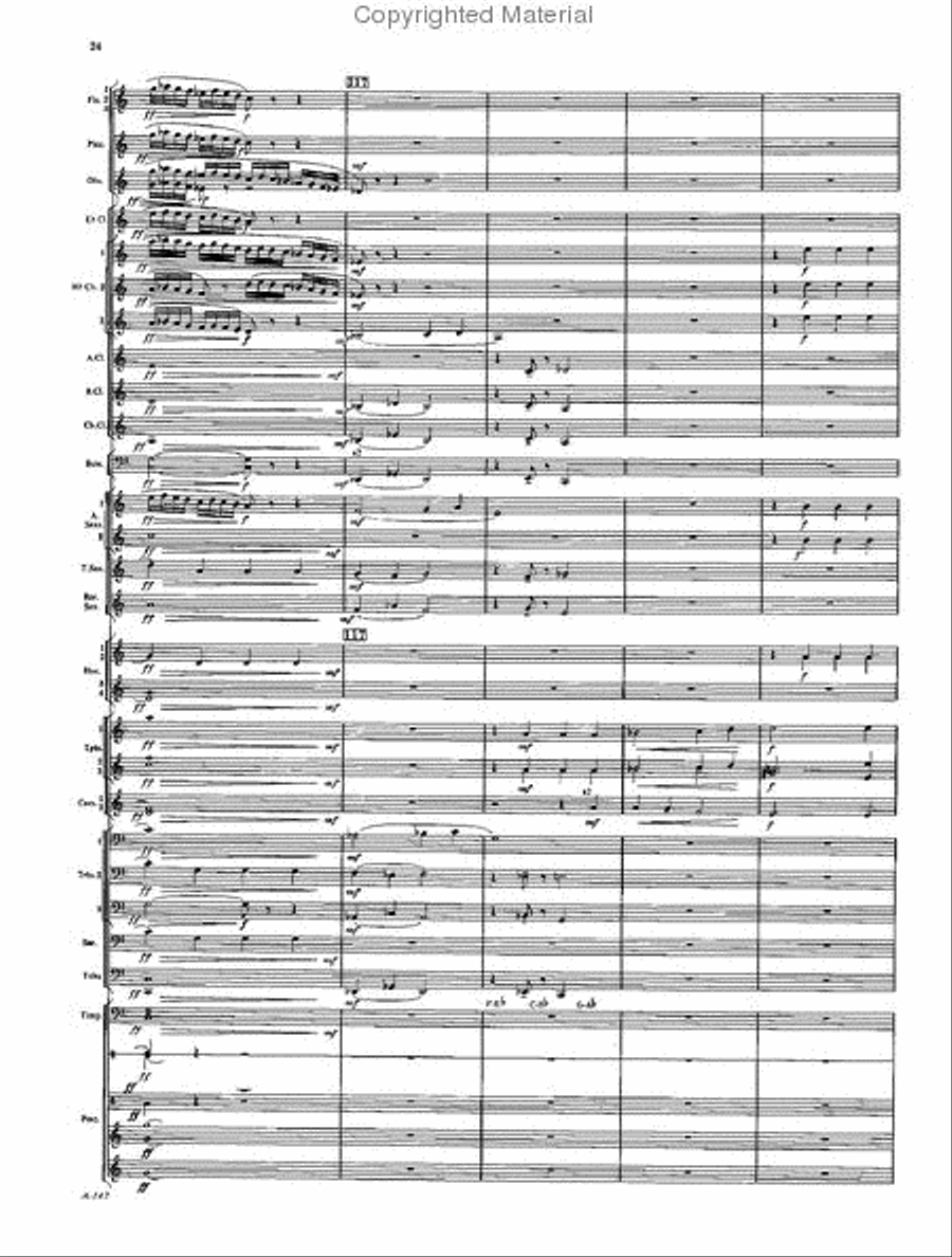 Day of the Shofar Concert Band scores gallery preview page 24