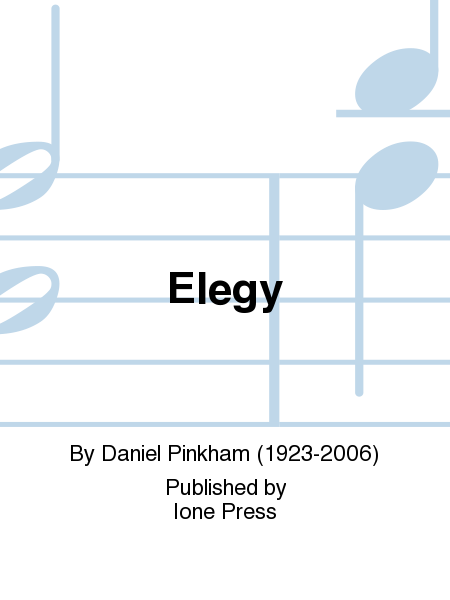 Four Poems for Music: 3. Elegy