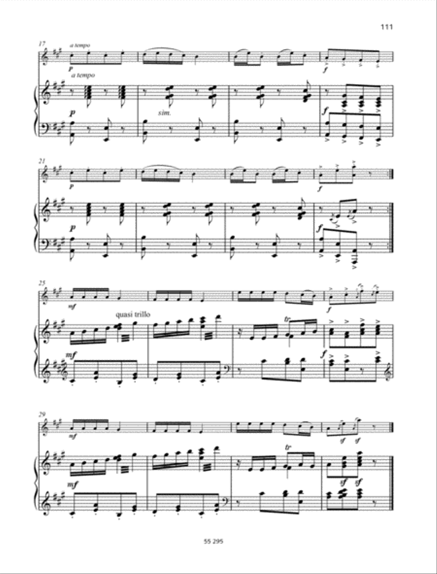 Early Morning, Op. 126a Violin Solo scores gallery preview page 3