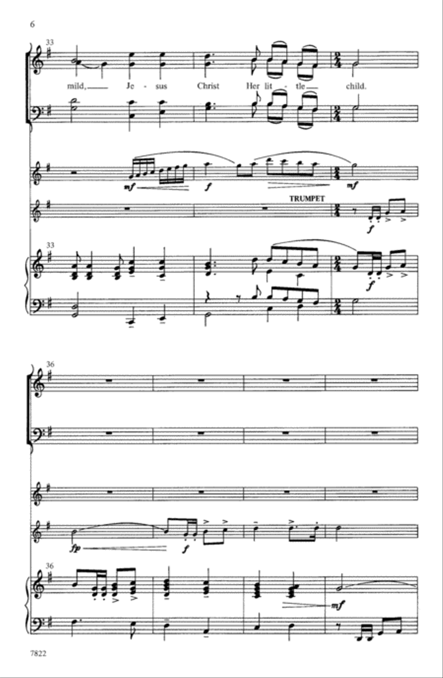 Joy: A Carol Cantata for Christmas 4-Part scores gallery preview page 6