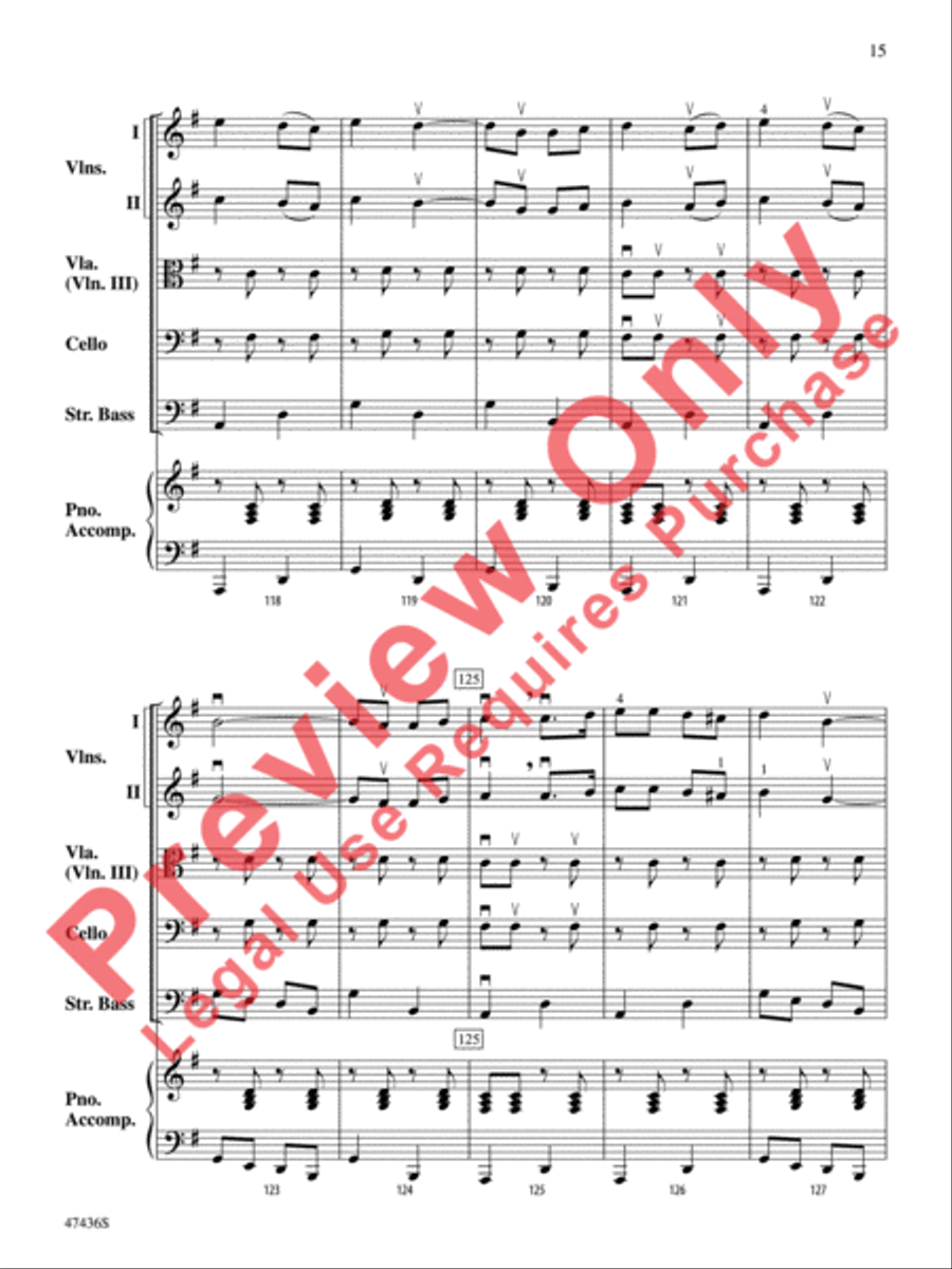 La Fiesta de Cuerdas String Orchestra scores gallery preview page 16