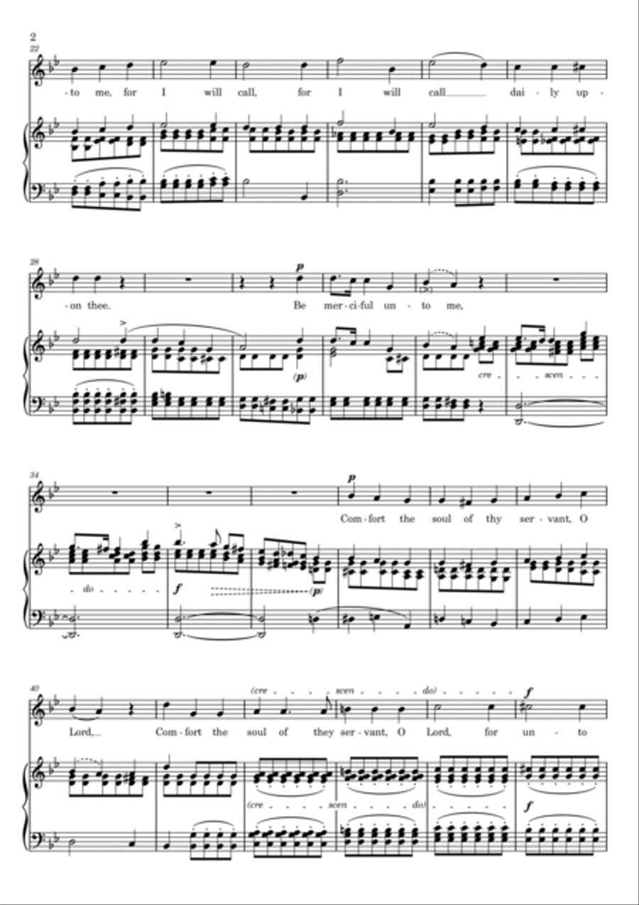 Bow Down Thine Ear Voice scores gallery preview page 2