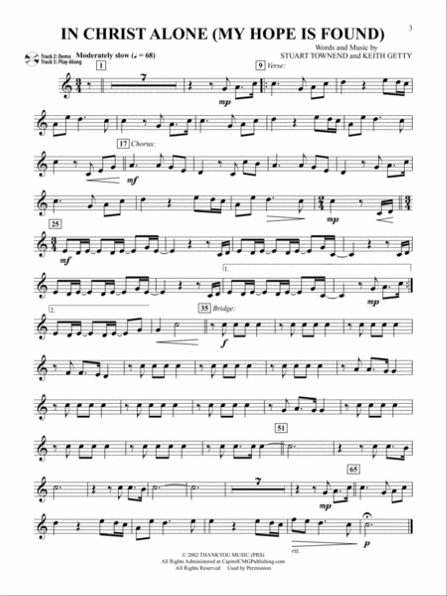 Top Christian Hits Instrumental Solos Horn Solo scores gallery preview page 3