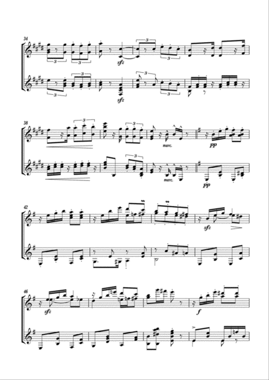Capriccio B.188 Classical Guitar scores gallery preview page 4