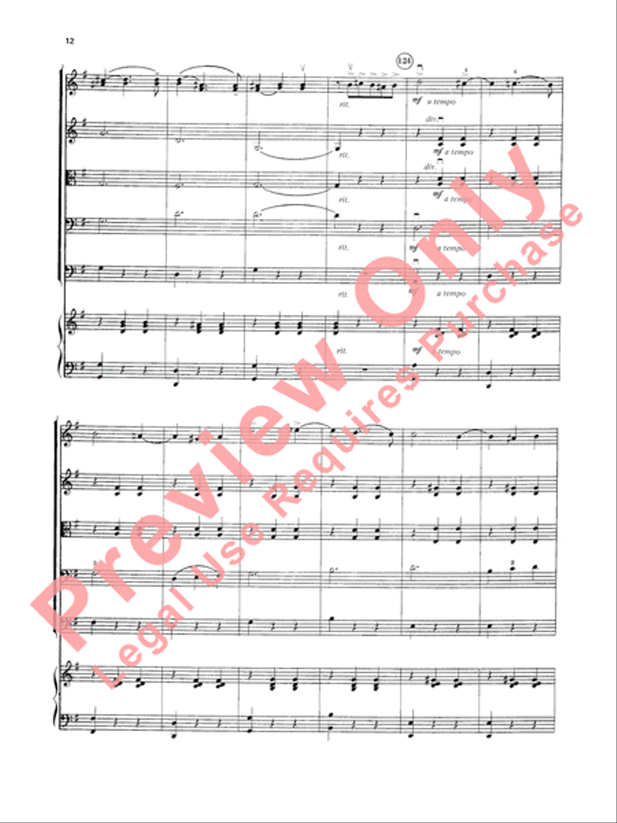 The Merry Widow String Orchestra scores gallery preview page 13