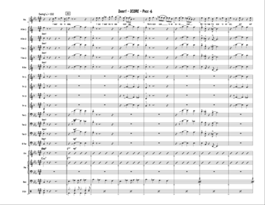 Shout Jazz Ensemble scores gallery preview page 4