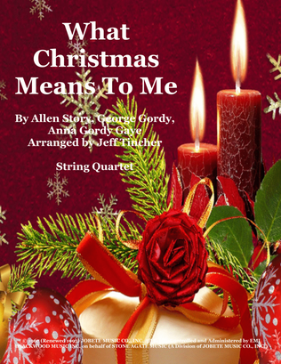 Book cover for What Christmas Means To Me