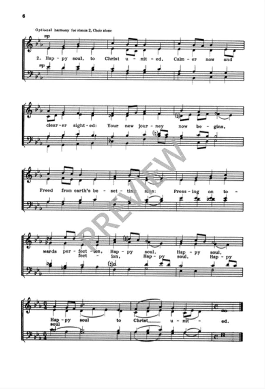 A Song of Farewell: Rest in Peace 4-Part scores gallery preview page 7