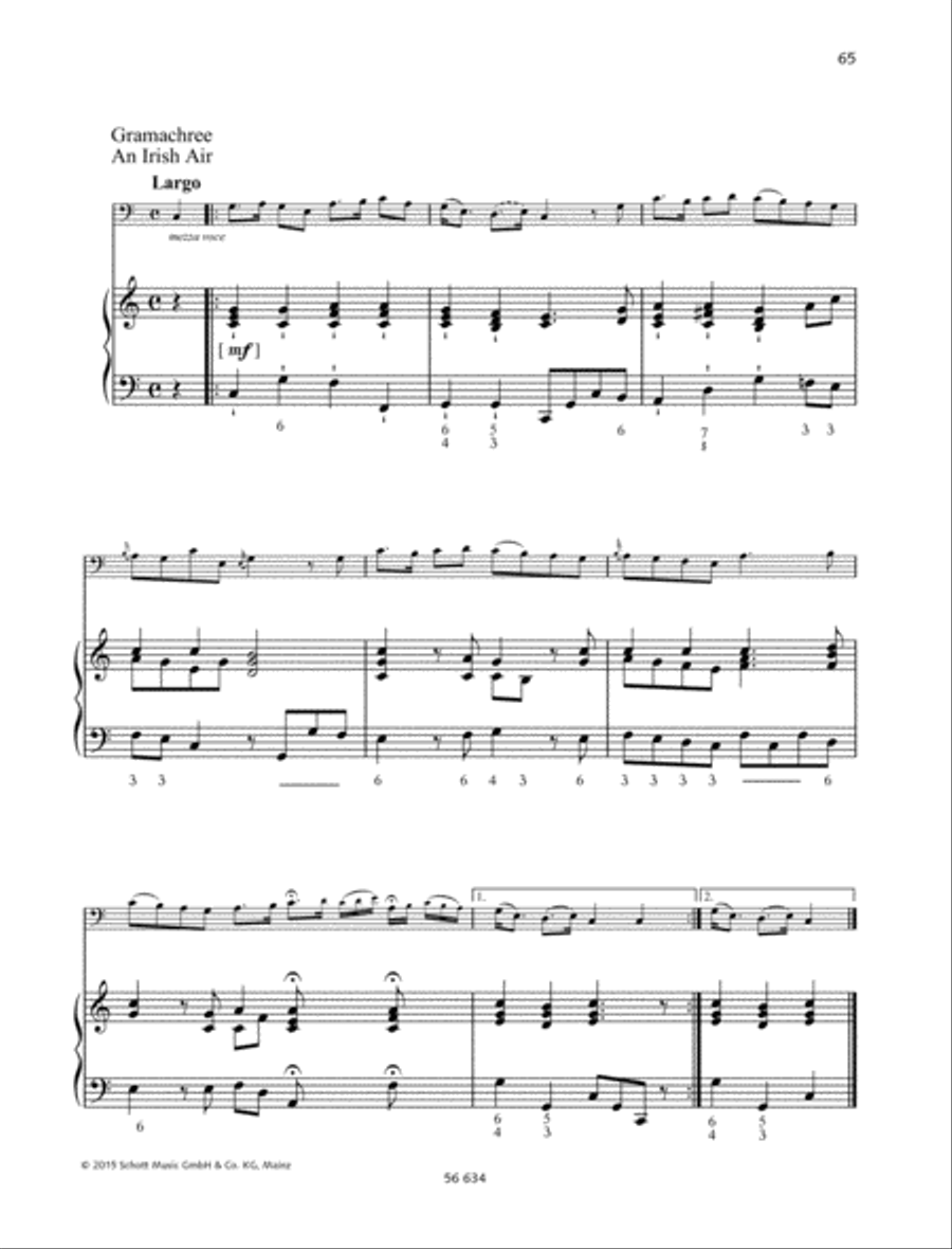 Sonata C major Piano Accompaniment scores gallery preview page 6