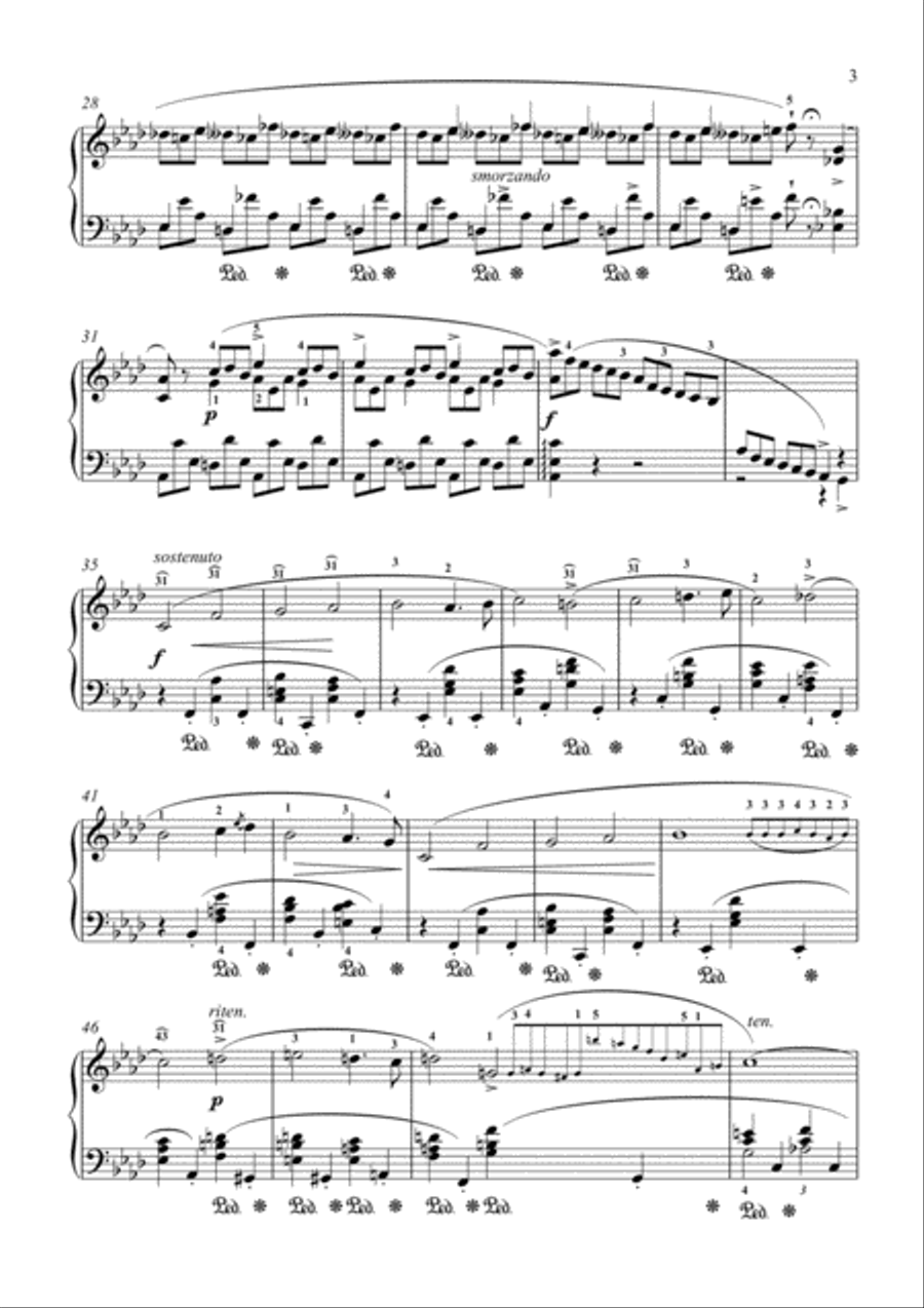 Chopin - Impromptu No. 1 Op. 29 Piano Solo scores gallery preview page 4