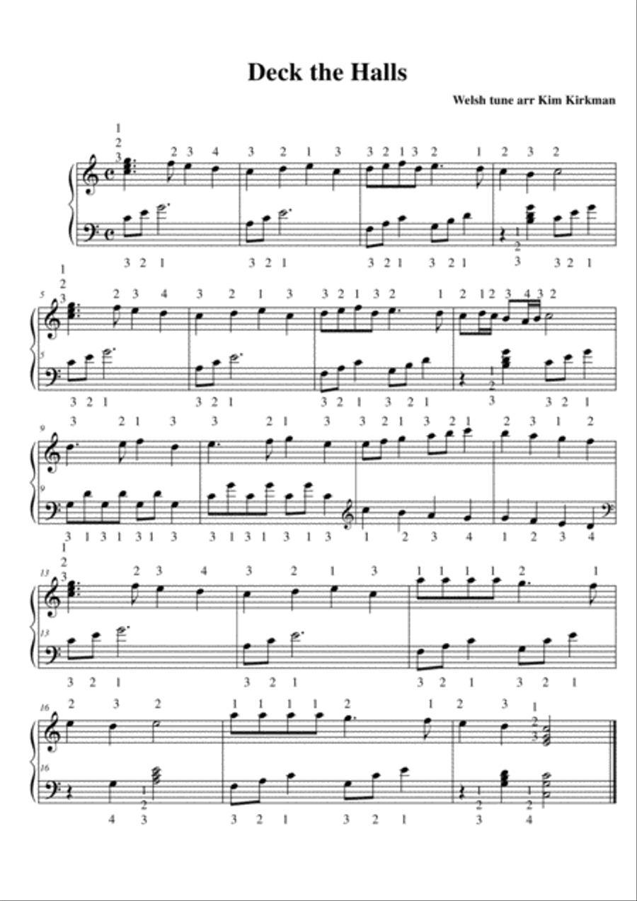 Eight Beginner Harp Christmas Pieces Harp scores gallery preview page 2