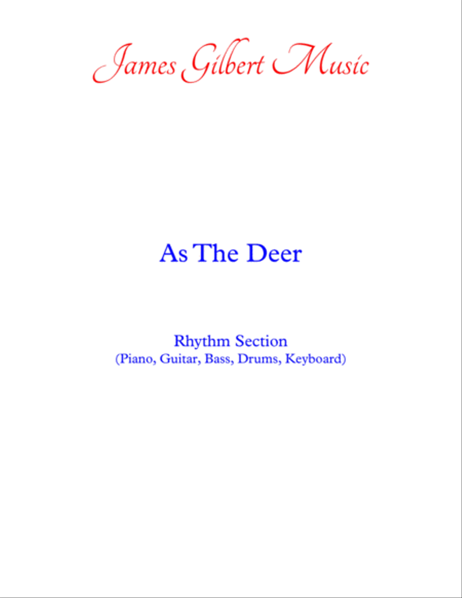 As The Deer As The Deer Small Ensemble scores gallery preview page 1