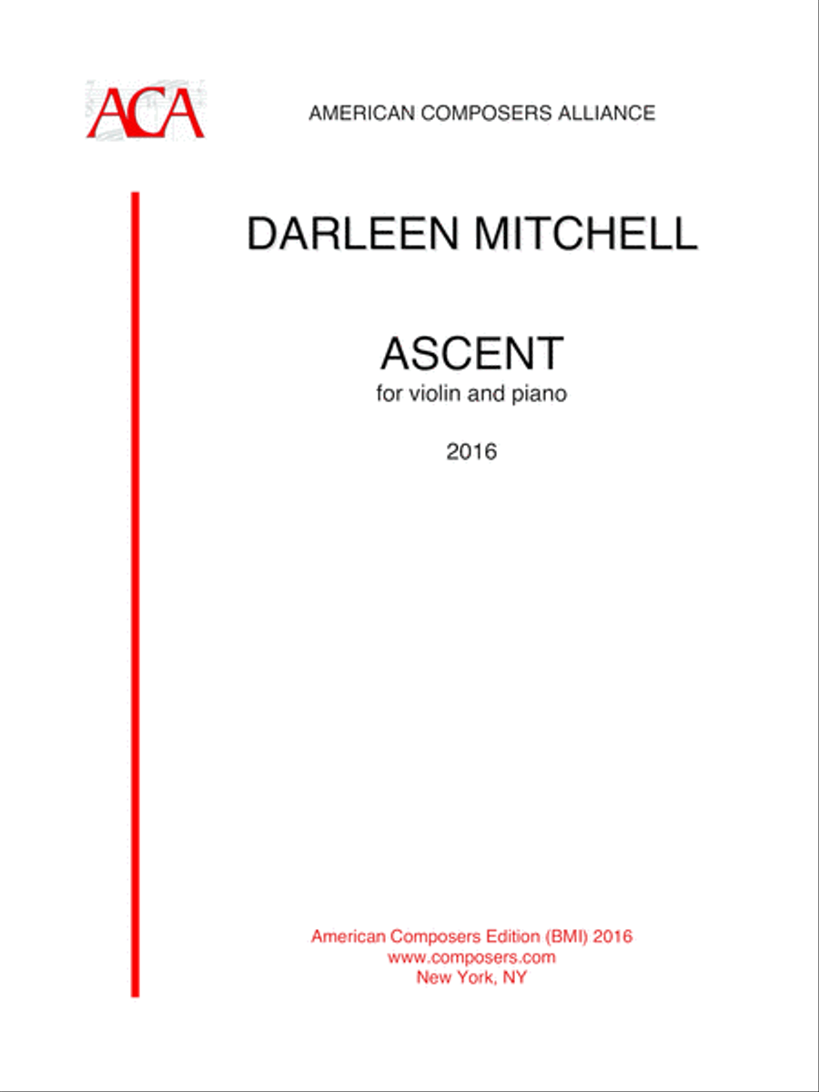 [Mitchell] Ascent Violin Solo scores gallery preview page 1
