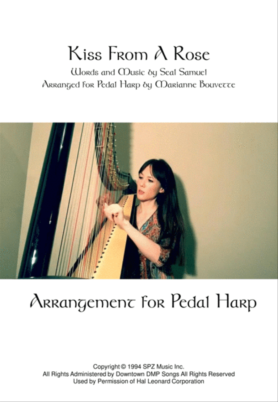 Kiss From A Rose Harp scores gallery preview page 1