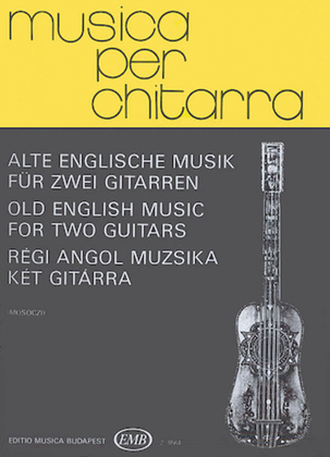 Book cover for Old English Music for Two Guitars