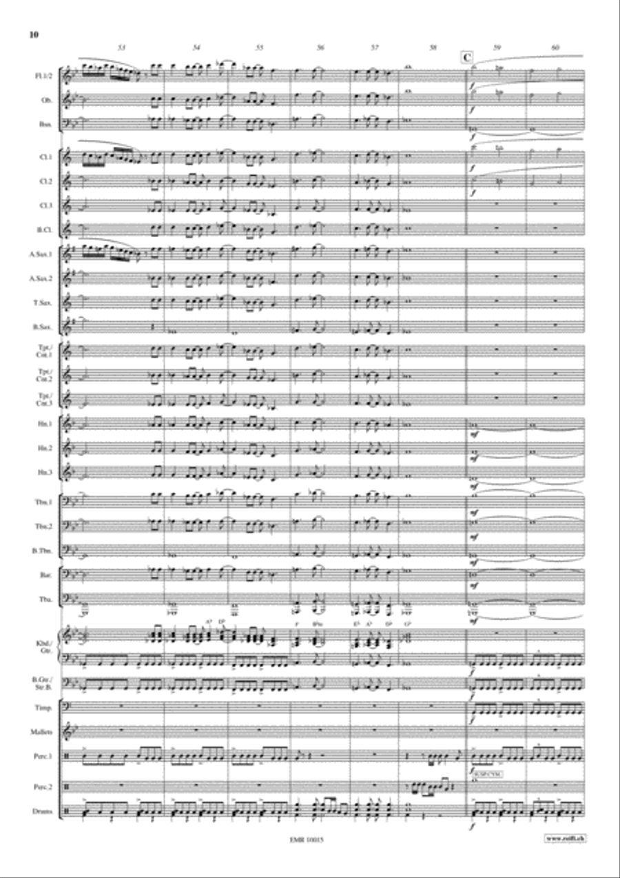 Training Montage Training Montage Concert Band scores gallery preview page 11
