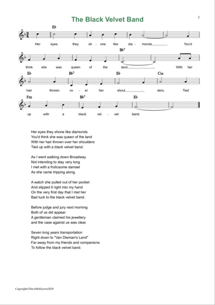 24 Favourite Songs of Ireland, for Trumpet Trumpet Solo scores gallery preview page 3