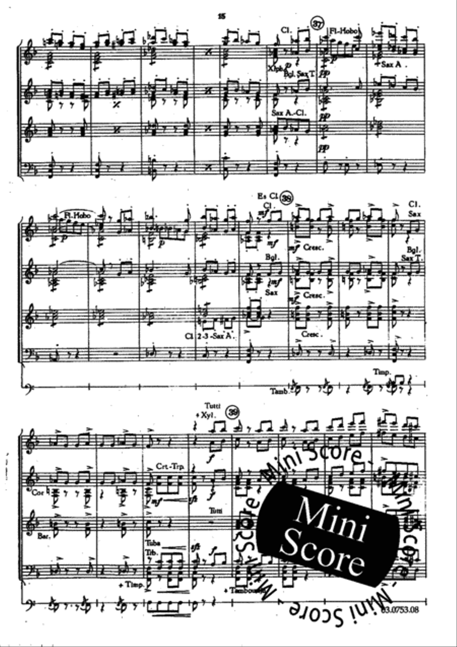 Colas Breugnon Colas Breugnon Concert Band scores gallery preview page 19