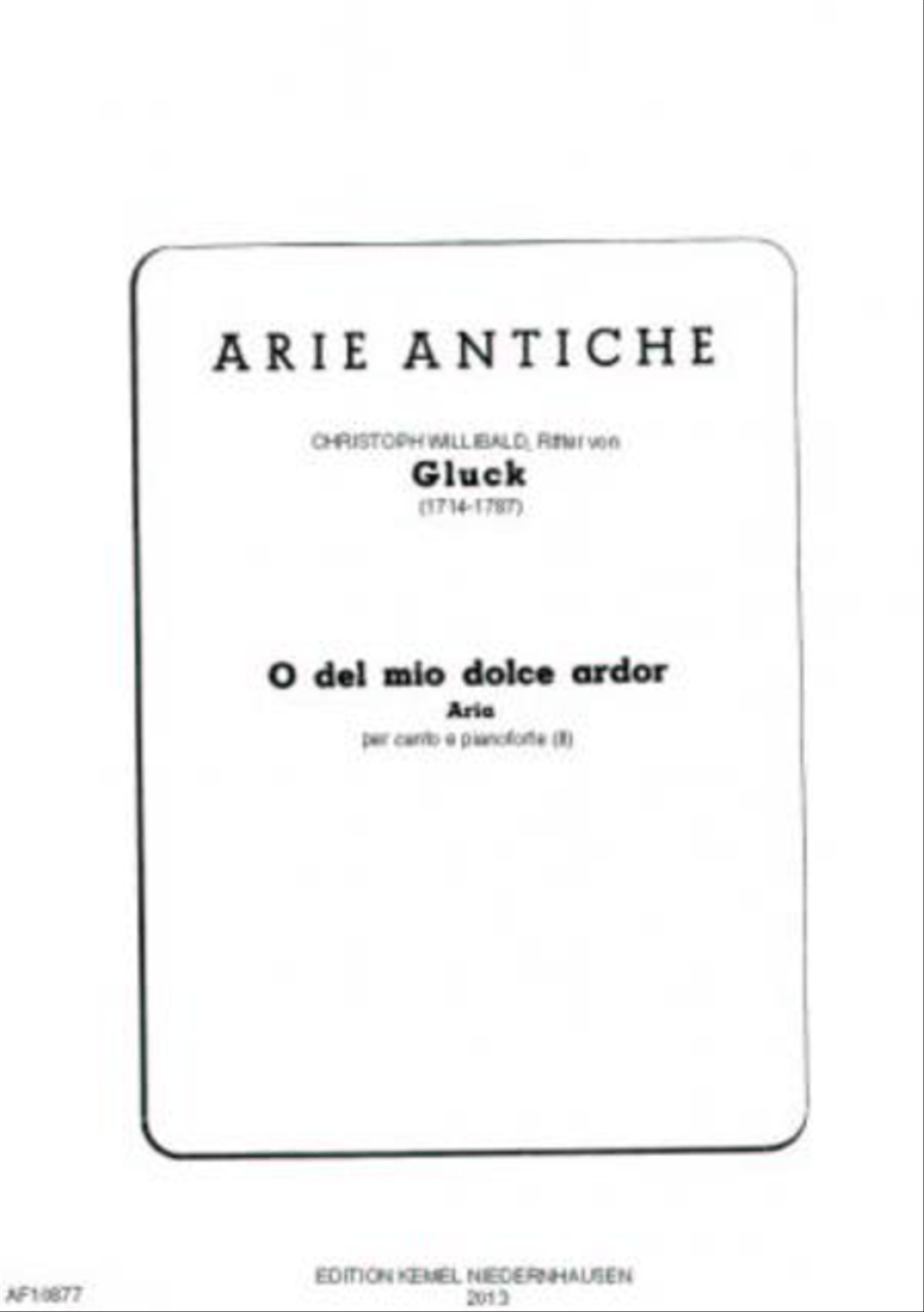 O del mio dolce ardor Voice Solo scores gallery preview page 1