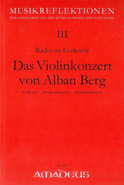 Das Violinkonzert von Alban Berg