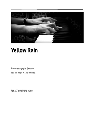 Yellow Rain (from the song cycle 'Spectrum')