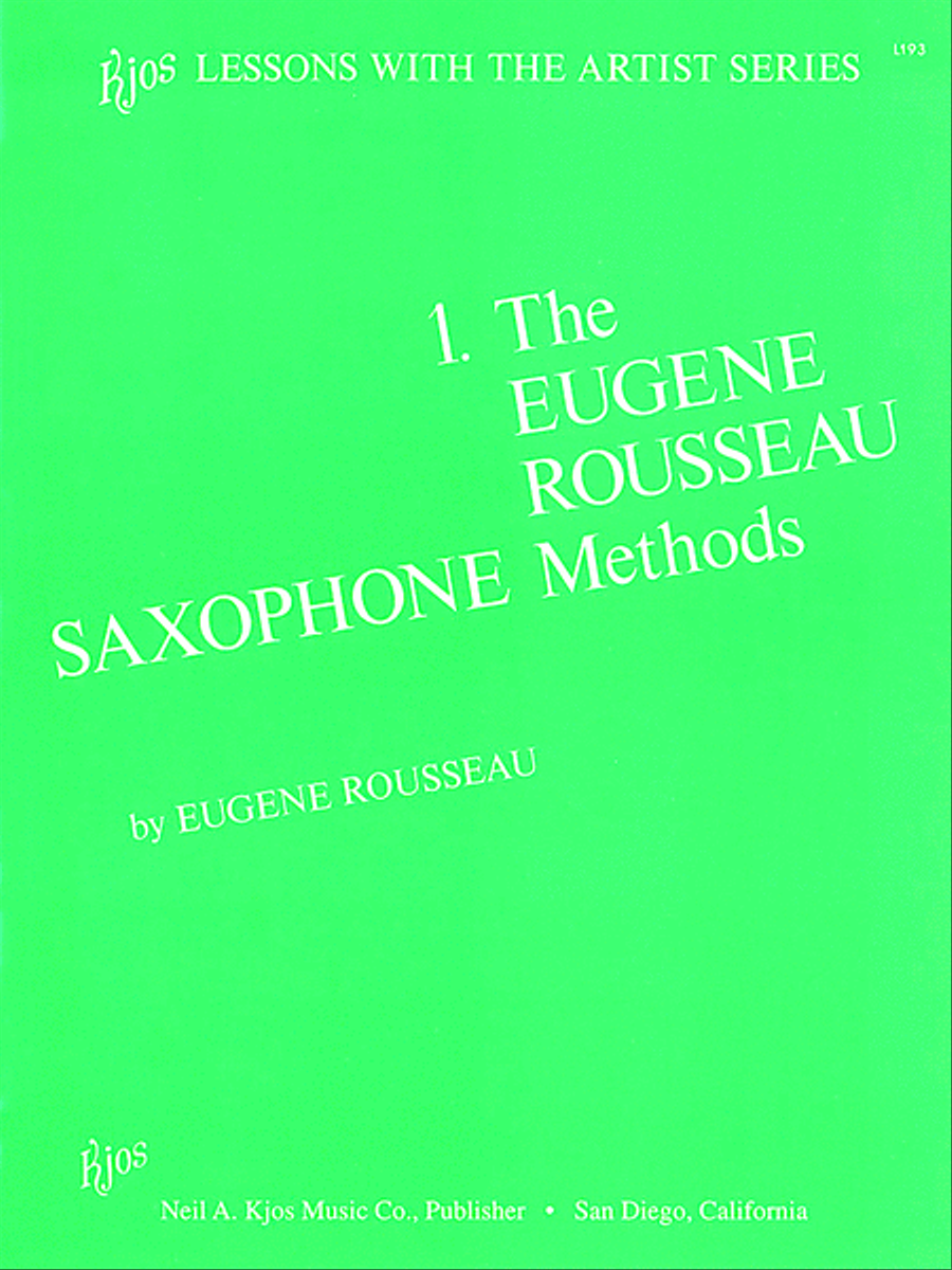 Eugene Rousseau Saxophone Method Book 1 Concert Band Methods scores gallery preview page 1