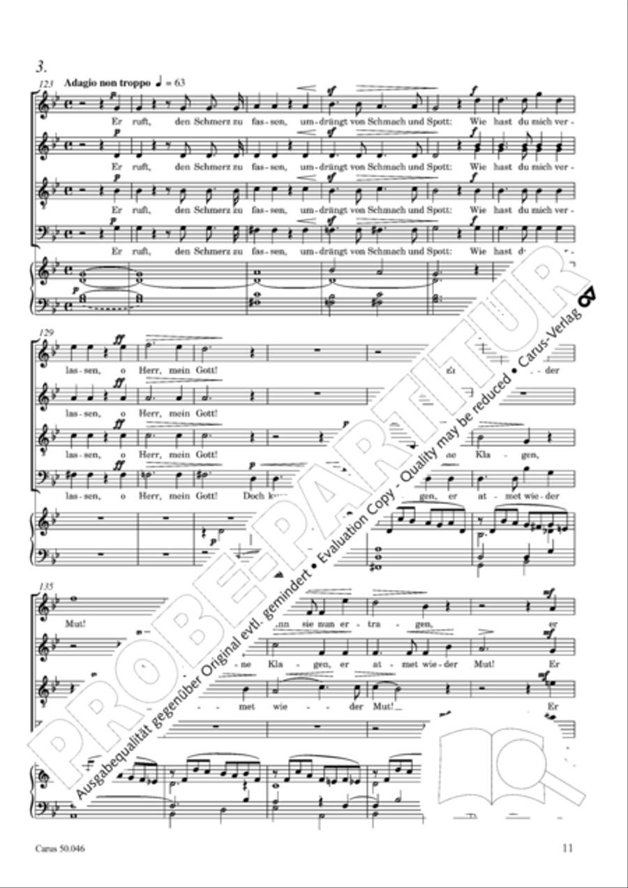 Passionsgesang 4-Part scores gallery preview page 12