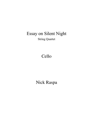 Essay on Silent Night - (string quartet) Cello part