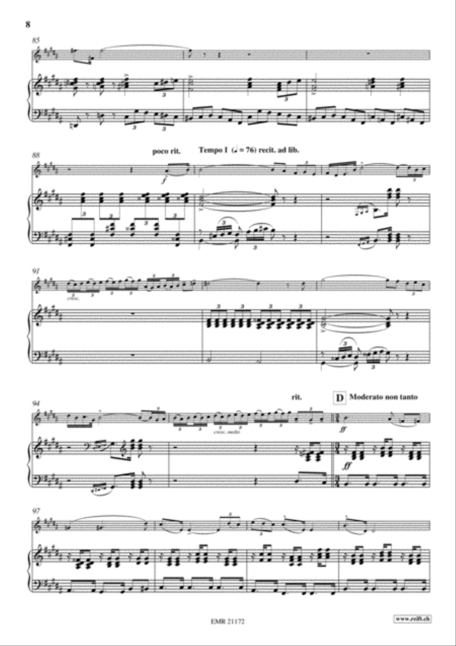 Concerto No. 2 Tenor Recorder scores gallery preview page 8