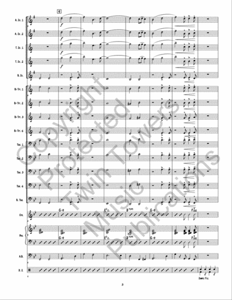 Caramel Macchiato Caramel Macchiato Jazz Ensemble scores gallery preview page 4