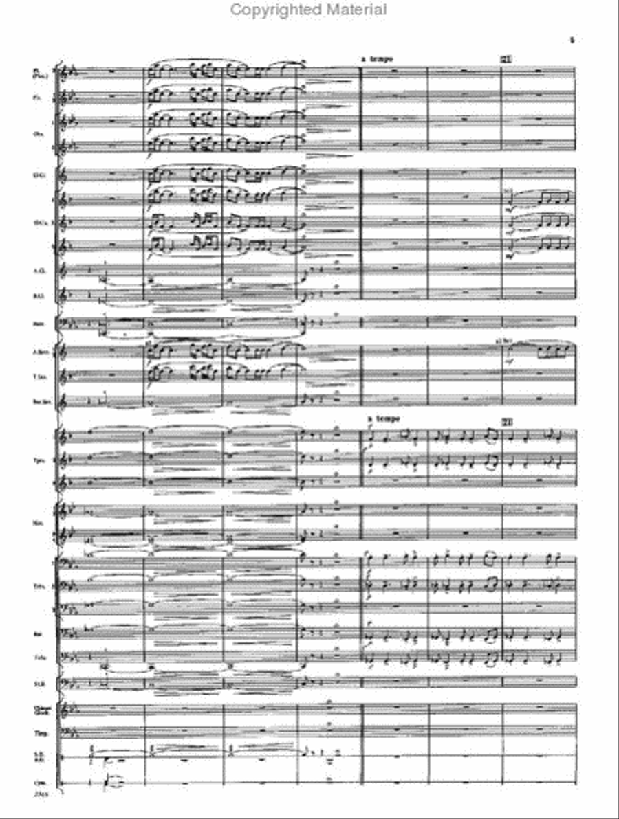 Symphonic Scenario Symphonic Scenario Concert Band scores gallery preview page 4