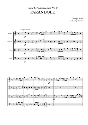Farandole from "L'Arlesienne Suite No. 2" for String Quartet