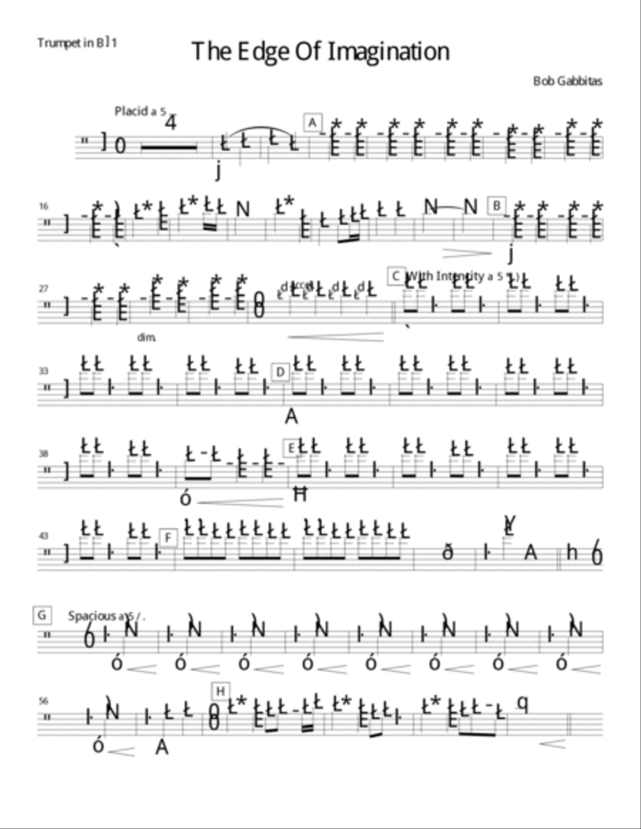 The Edge Of Immagination Brass Ensemble scores gallery preview page 2