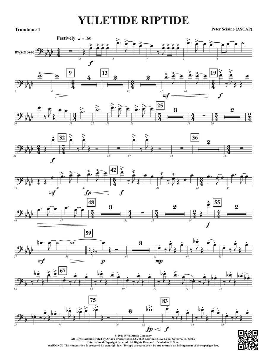 Yuletide Riptide: 1st Trombone