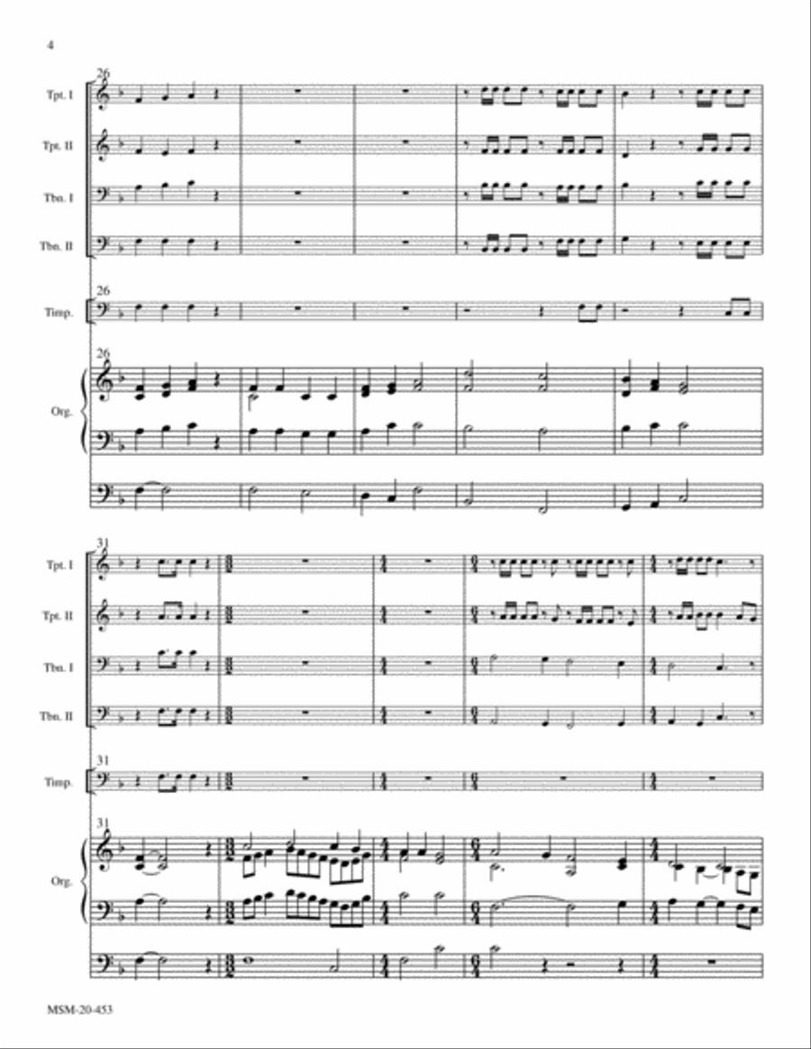 Come, You Faithful, Raise the Strain Choir scores gallery preview page 4