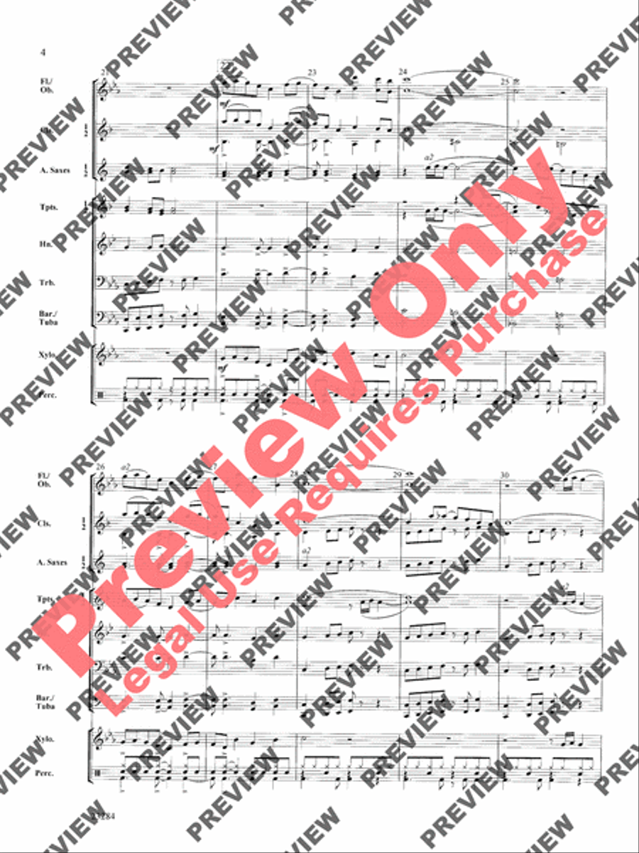 Rock Quest Concert Band scores gallery preview page 5