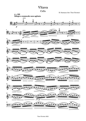 Vltava - Bedrich Smetana (cello part)