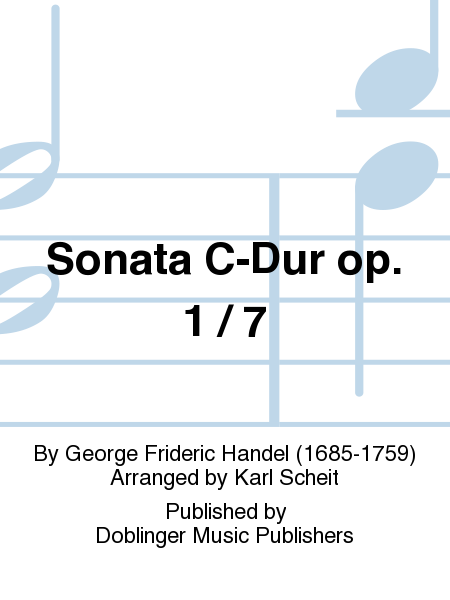 Sonata C-Dur op. 1 / 7