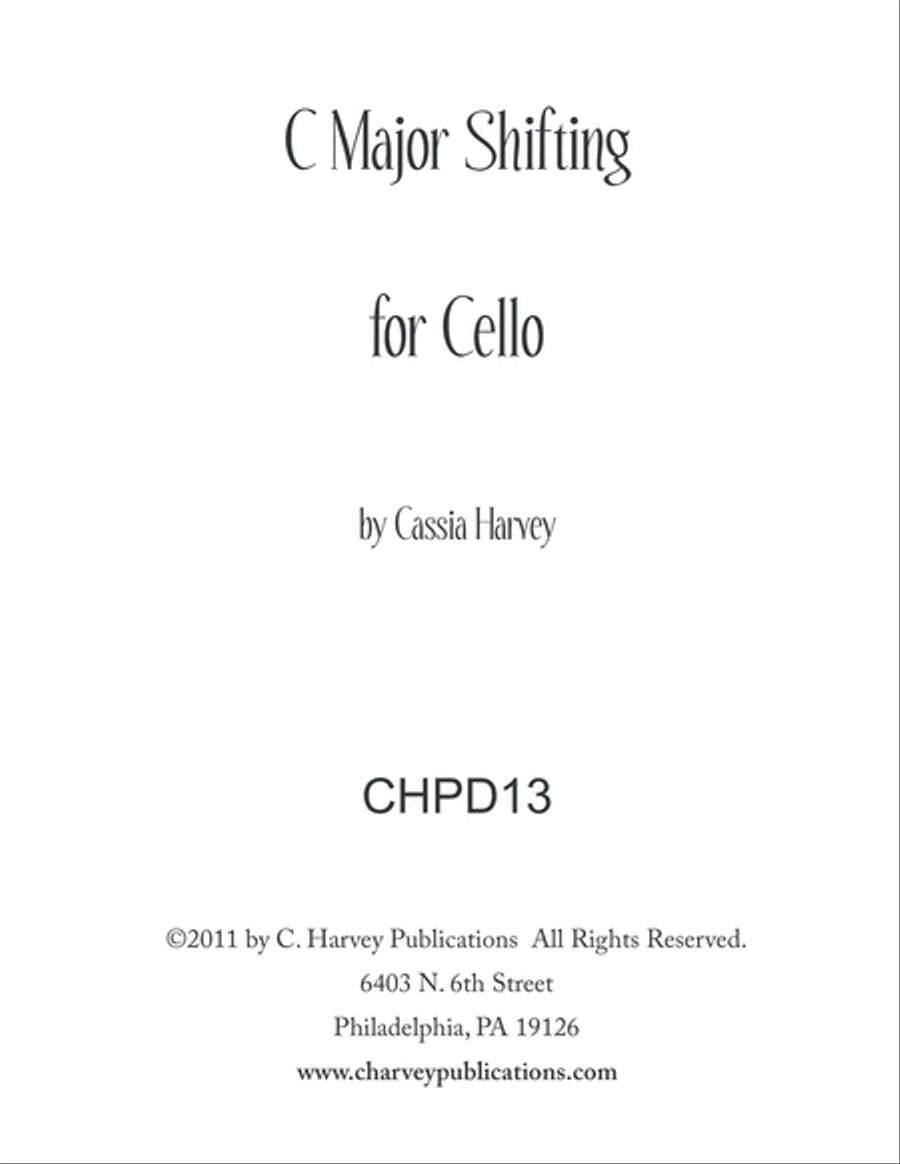C Major Shifting for the Cello Cello Solo scores gallery preview page 2