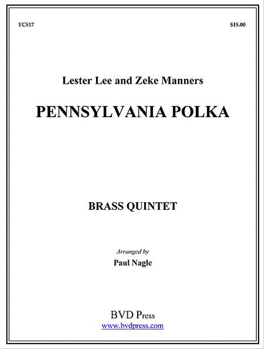 Pennsylvania Polka Brass Quintet scores gallery preview page 1