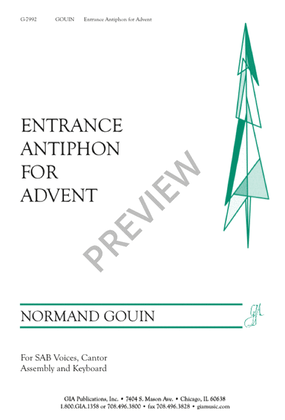 Book cover for Entrance Antiphon for Advent