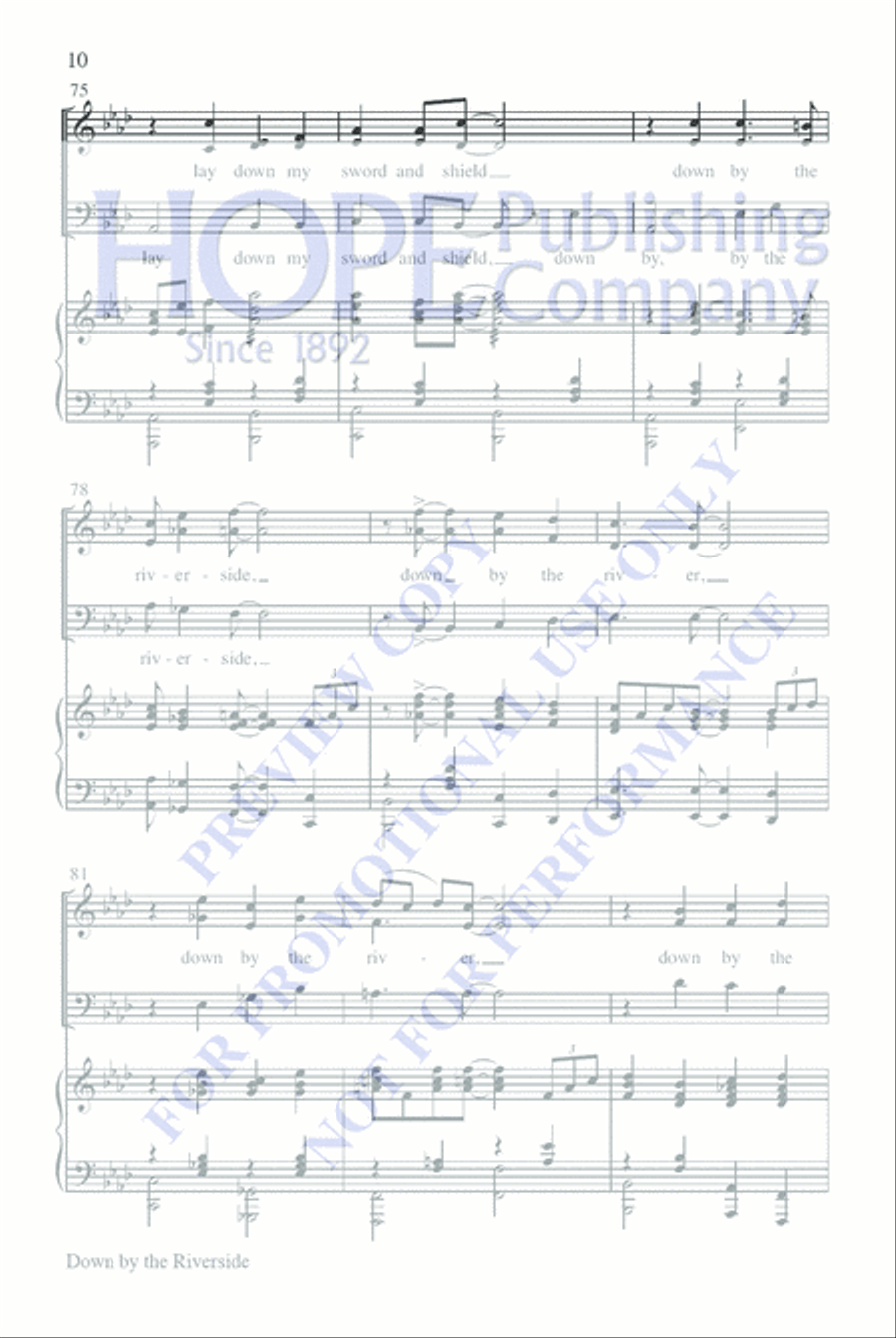 Gospel Greats 3-Part scores gallery preview page 11