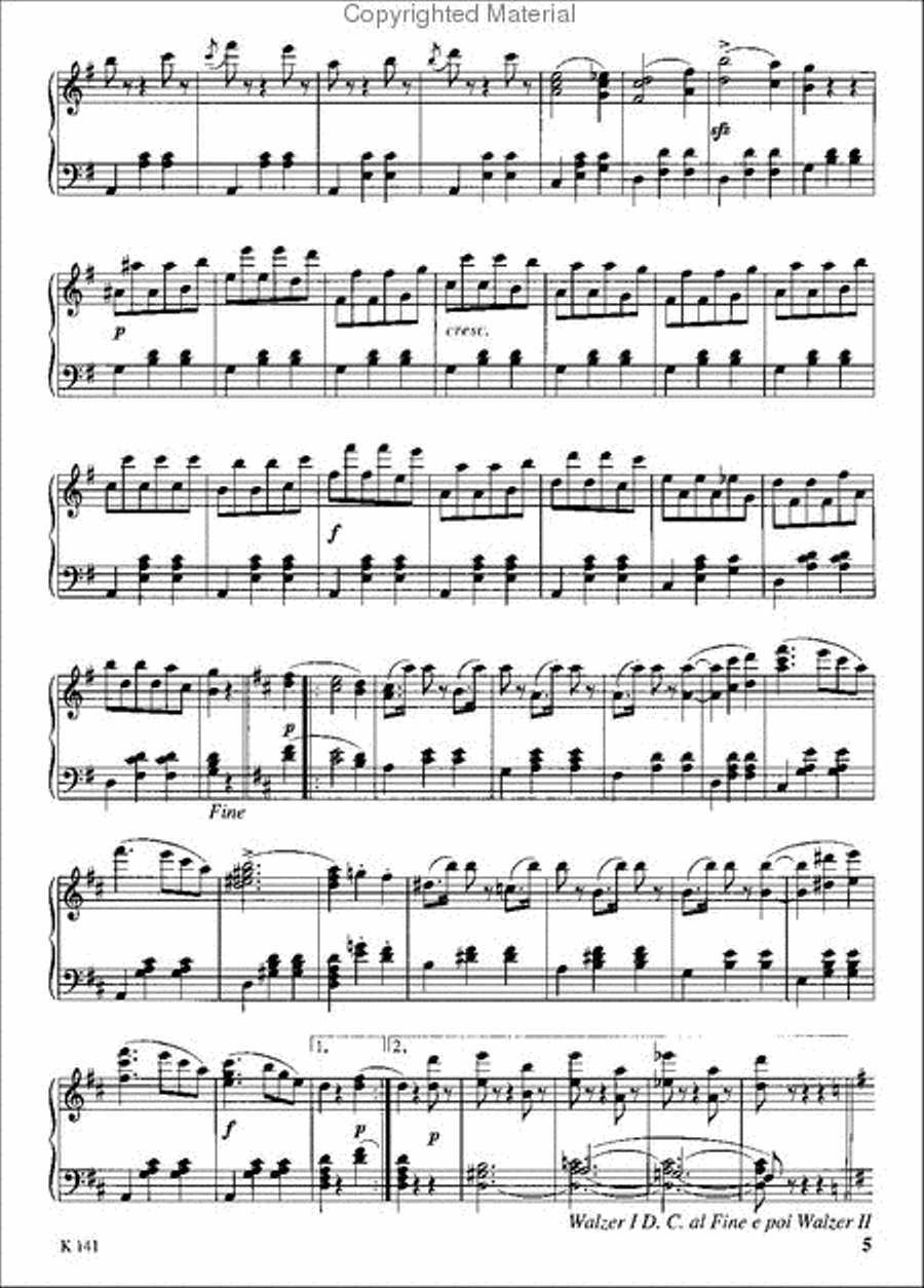 Waltzes Waltzes Piano Solo scores gallery preview page 3